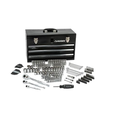 mechanics tool set with metal box|mechanics tool set home depot.